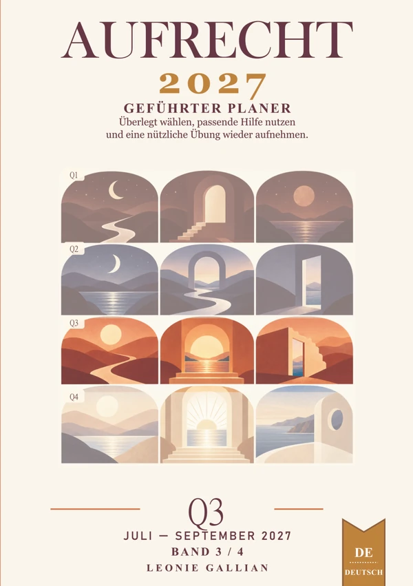 Cover von AUFRECHT · 3. Quartal · Juli – September 2027 · Leonie Gallian